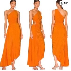 A.L.C. Delfina One-Shoulder Dress